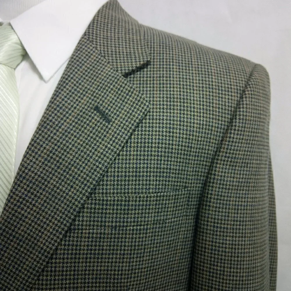 Jos A Bank 41R Suit Blazer Sports Coat Multi Color